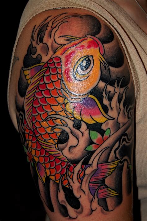 koi fish tattoo design